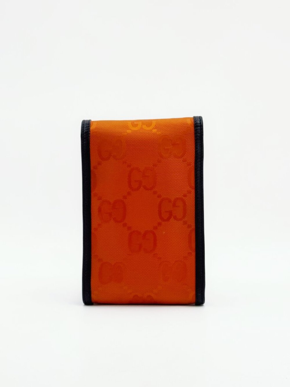 Gucci GG Monogram Orange Mini Crossbody Phone Bag - Picture 2 of 14
